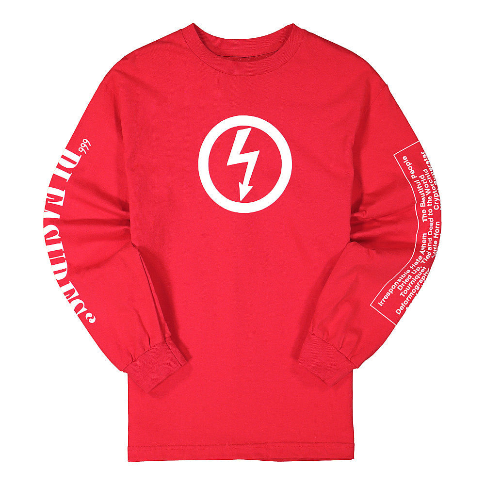 Pleasures Antichrist Long Sleeve Red Longsleeves P20M003 | Overkill