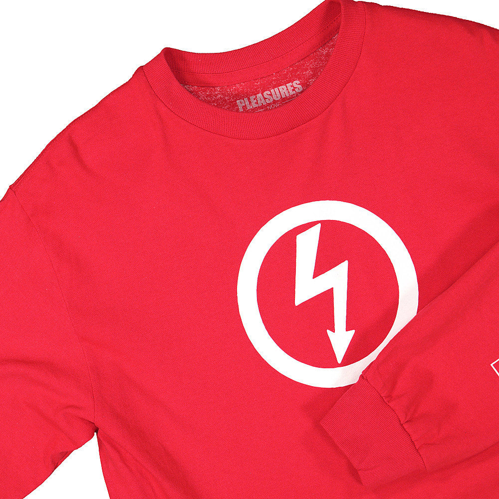 Pleasures Antichrist Long Sleeve Red Longsleeves Material | Overkill