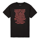 Pleasures Free Thinking T-Shirt Black T-Shirts P20SP017 | Overkill