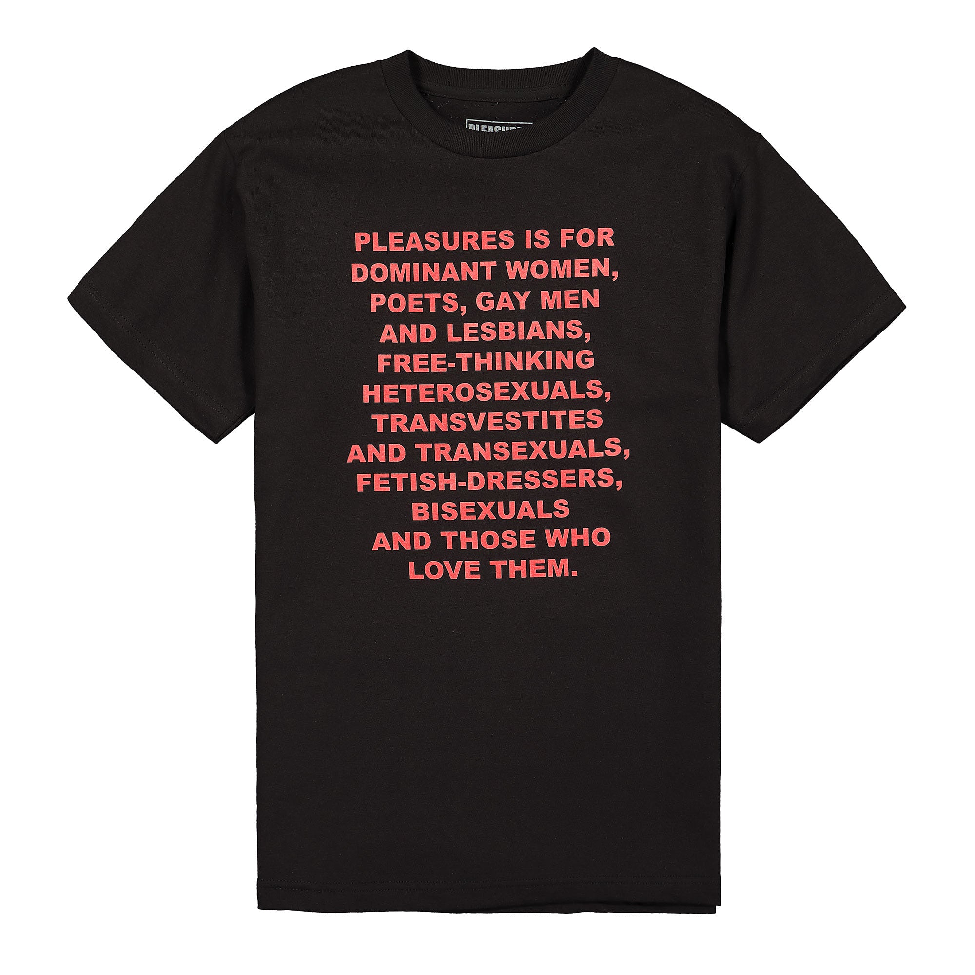Pleasures Free Thinking T-Shirt Black T-Shirts P20SP017 | Overkill