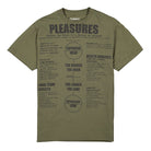 Pleasures Higher T- Shirt Olive Shirts P20SP025 | Overkill