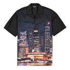 Pleasures Metro Button Down Shirt Black Shirts P20SPCUT0014 | Overkill