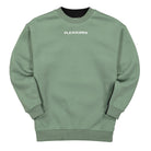 Pleasures Experience Blocked Crewneck Olive / Black Sweatshirts P20SPCUT0019 | Overkill