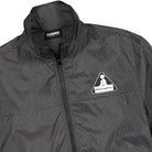 Pleasures Brick Tech Track Jacket Black Windbreaker Close-up | Overkill