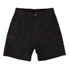 Pleasures Static Nylon Cargo Shorts Black Shorts P20SU010 | Overkill