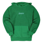 Pleasures Logic Reverse Terry Hoodie Green Hoodies P20SU014 | Overkill