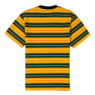 Pleasures Chainsmoke Stripe SS Shirt Yellow / Green T-Shirts Material | Overkill