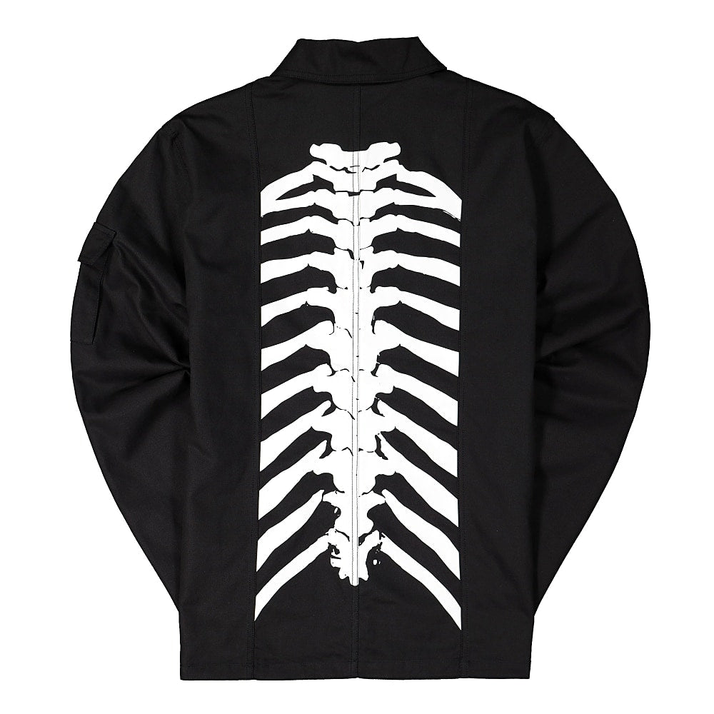 Pleasures BDU Lightweight Jacket Black Jackets Close-up | Overkill