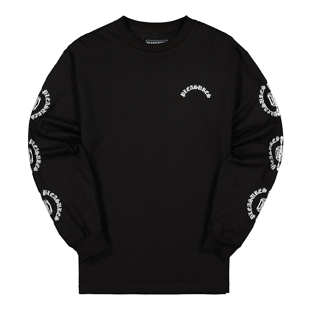 Pleasures Ritual Long Sleeve Shirt Black Shirts P20SO031 | Overkill