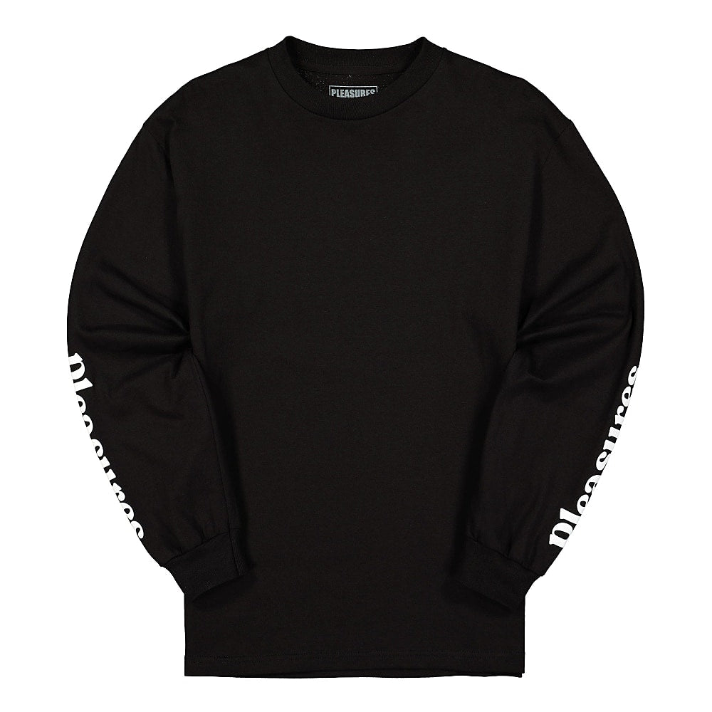 Pleasures Touch Long Sleeve Shirt Black Shirts P20SU040 | Overkill