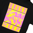 Pleasures Drugs Help Hoody Black Hoodies Detail view 1 | Overkill