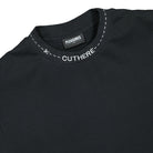 Pleasures Cut Here Heavy Weight Shirt Black Shirts Close-up | Overkill