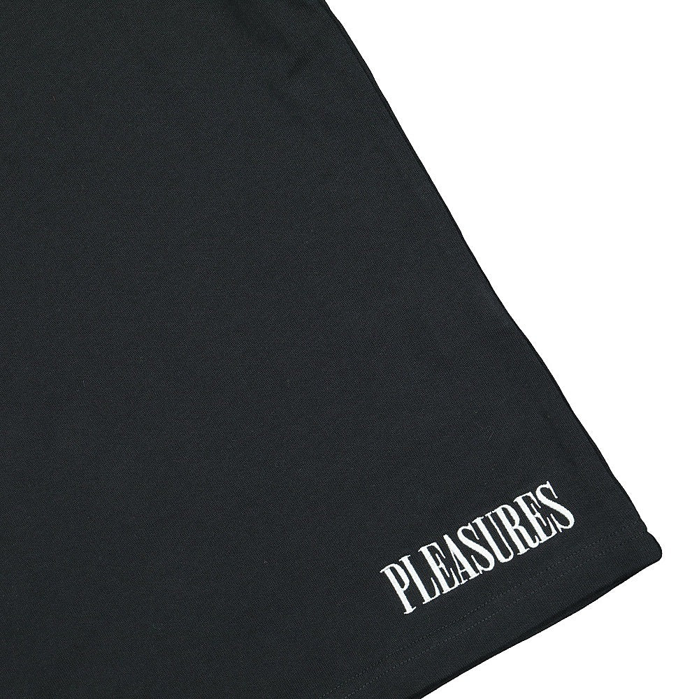 Pleasures Cut Here Heavy Weight Shirt Black Shirts Detailfoto | Overkill