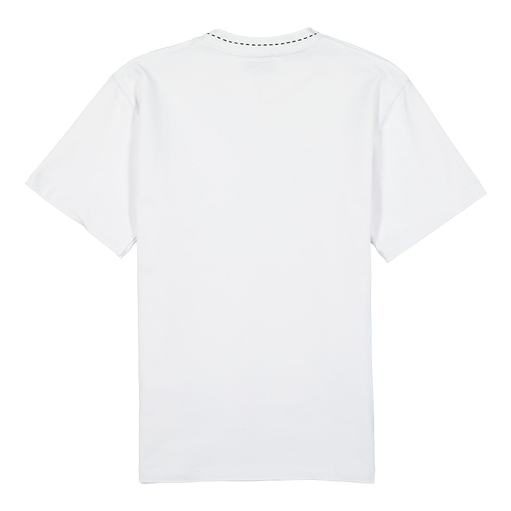 Pleasures Cut Here Heavy Weight Shirt White T-Shirts Material | Overkill