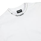 Pleasures Cut Here Heavy Weight Shirt White T-Shirts Close-up | Overkill