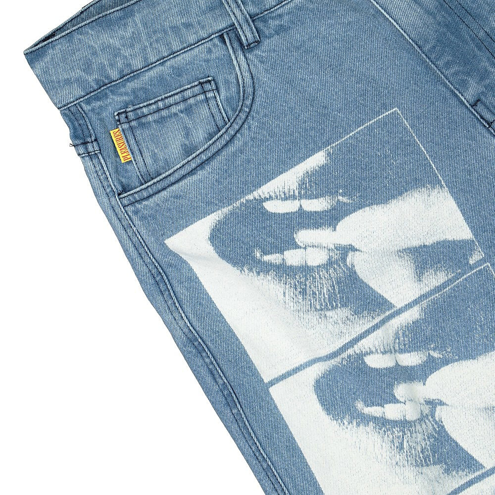 Pleasures Swallow Denim Jeans Indigo Jeans Detailfoto | Overkill