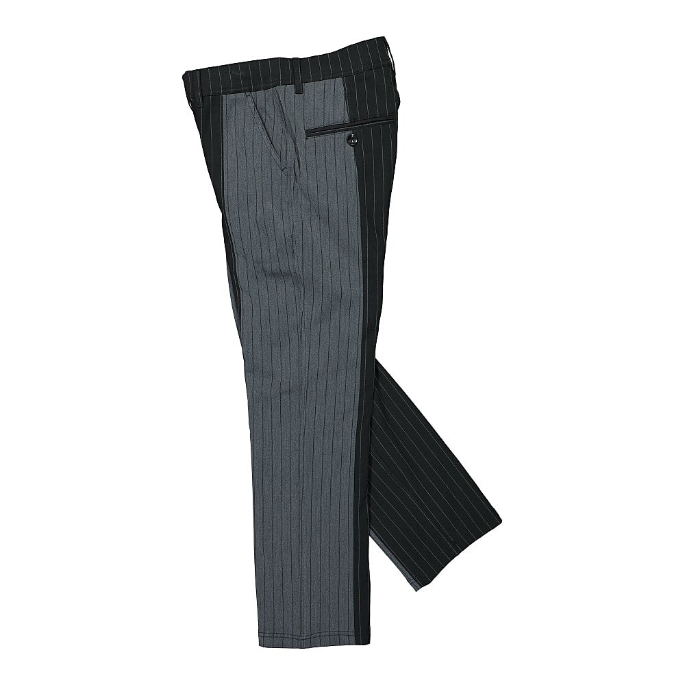 Pleasures Shock Stripe Pant Black / Grey Sweat & Track Pants Close-up | Overkill