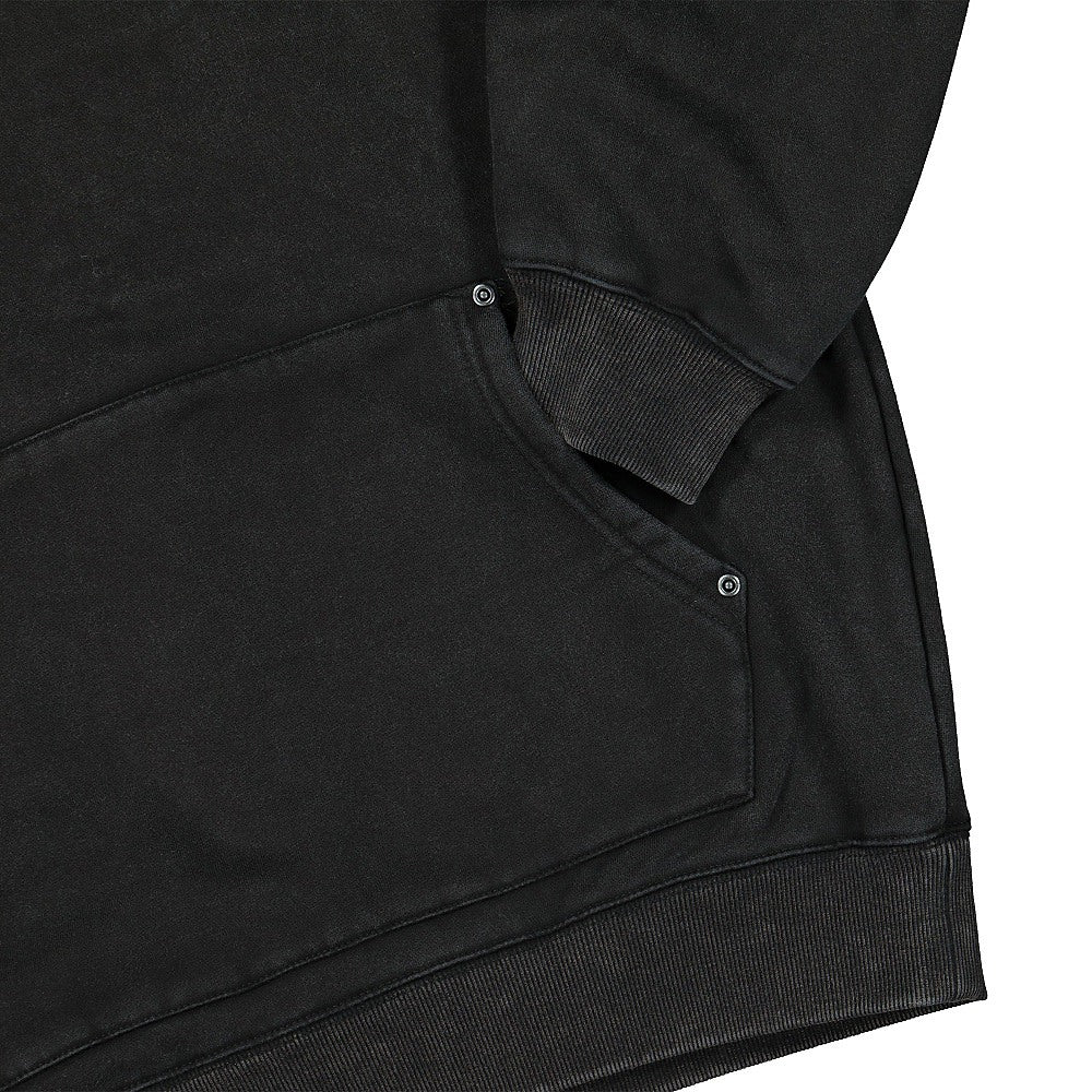 Pleasures Burnout Dyed Hoody Black Hoodies Detailfoto | Overkill