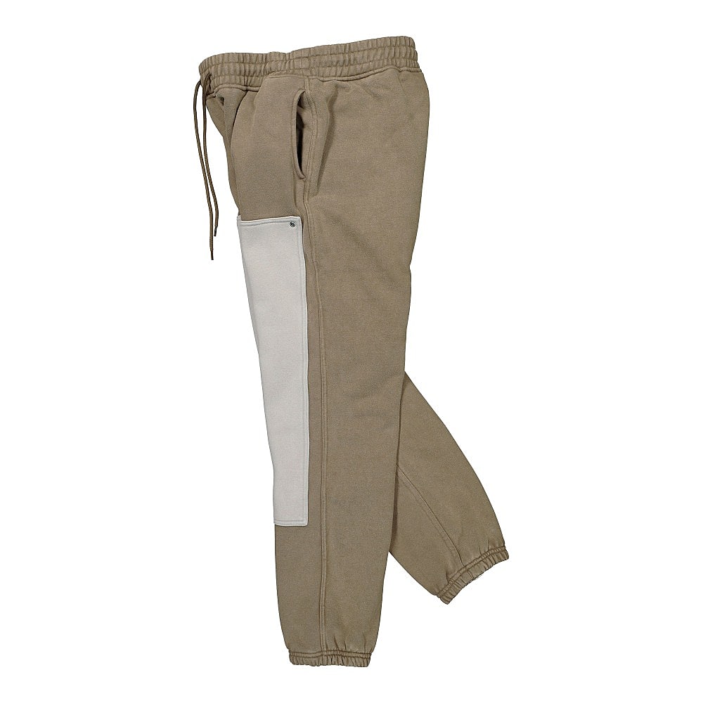 Pleasures Burnout Dyed Sweatpant Olive Sweat & Track Pants Close-up | Overkill