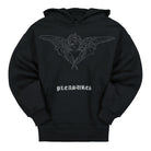 Pleasures Angel Hoody Black Hoodies P20W024 | Overkill