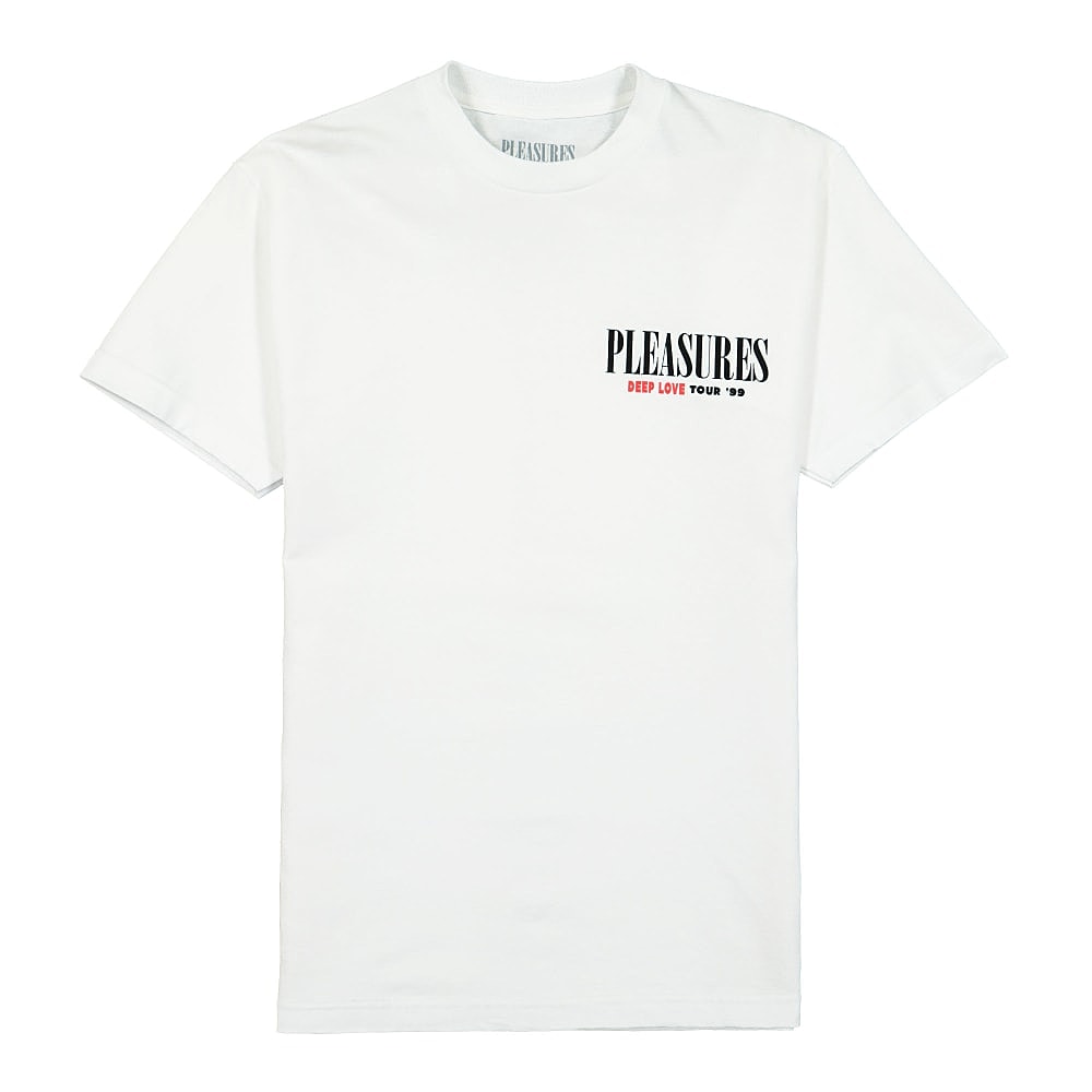 Pleasures Deep Love T-Shirt White T-Shirts P20W034 | Overkill