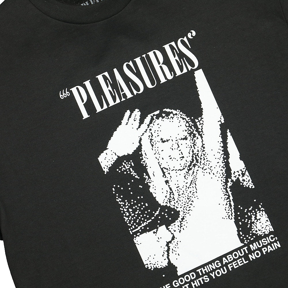 Pleasures One Night Long Sleeve Shirt Black Shirts Close-up | Overkill
