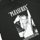 Pleasures One Night Long Sleeve Shirt Black Shirts Close-up | Overkill