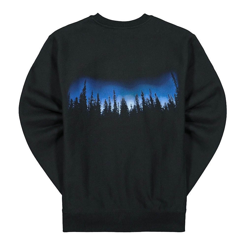 Pleasures Forest Premium Crewneck Sweater Black Sweatshirts Material | Overkill