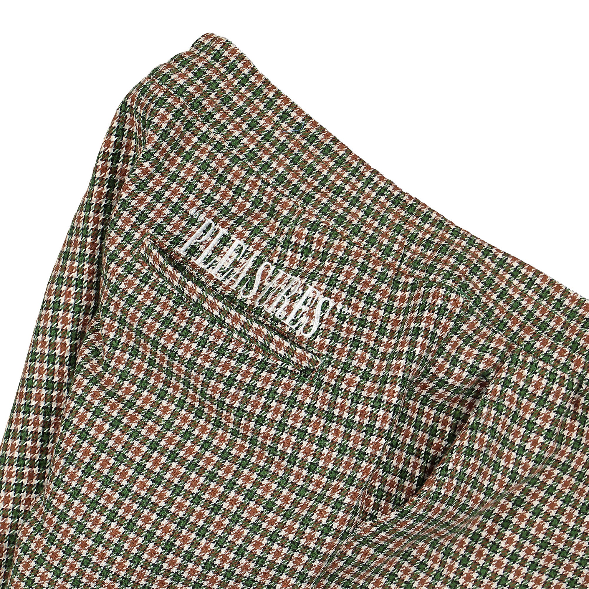 Pleasures Ignition Plaid Pant Green Casual Pants Detailfoto | Overkill