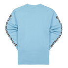 Pleasures Old E Heavyweight Long Sleeve Blue Longsleeves Material | Overkill