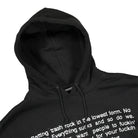 Pleasures Rotting Hoody Black Hoodies Material | Overkill