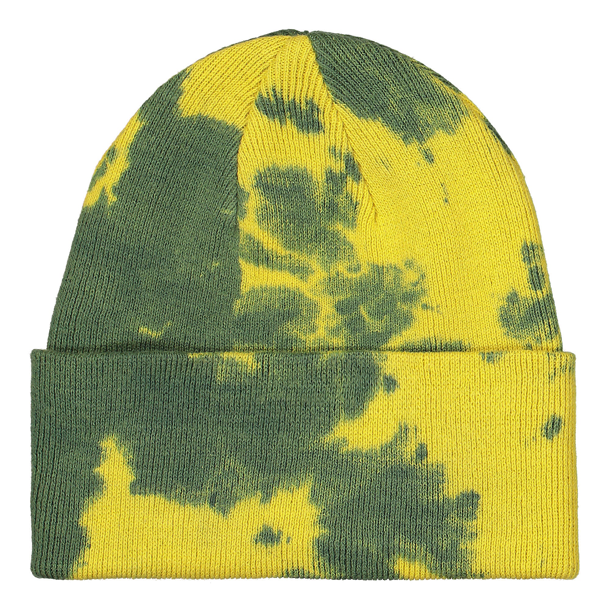 Pleasures Backbone Dyed Beanie Yellow Beanies  Material | Overkill