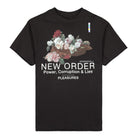 Pleasures New Order x Pleasures Power T-Shirt Black T-Shirts P21NO001 | Overkill