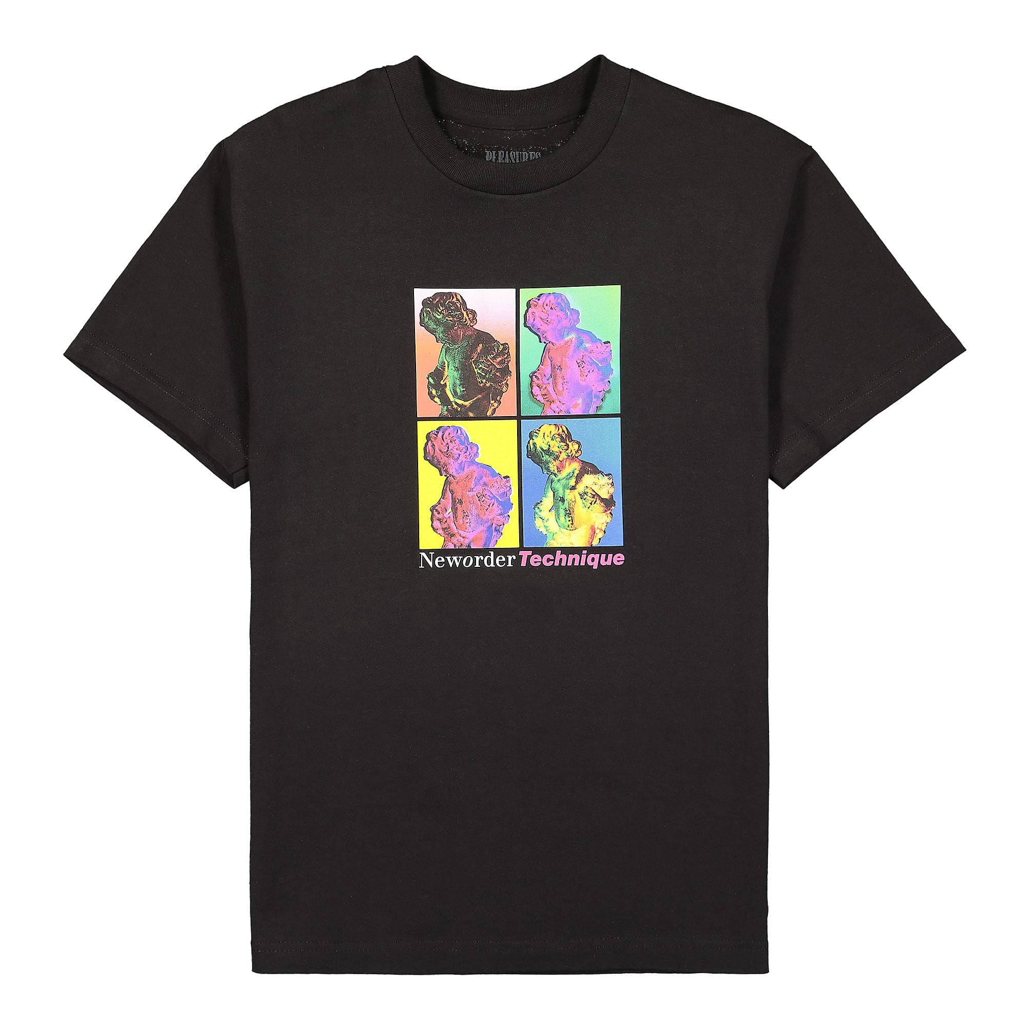 Pleasures New Order x Pleasures Technique T-Shirt Black T-Shirts P21NO004 | Overkill