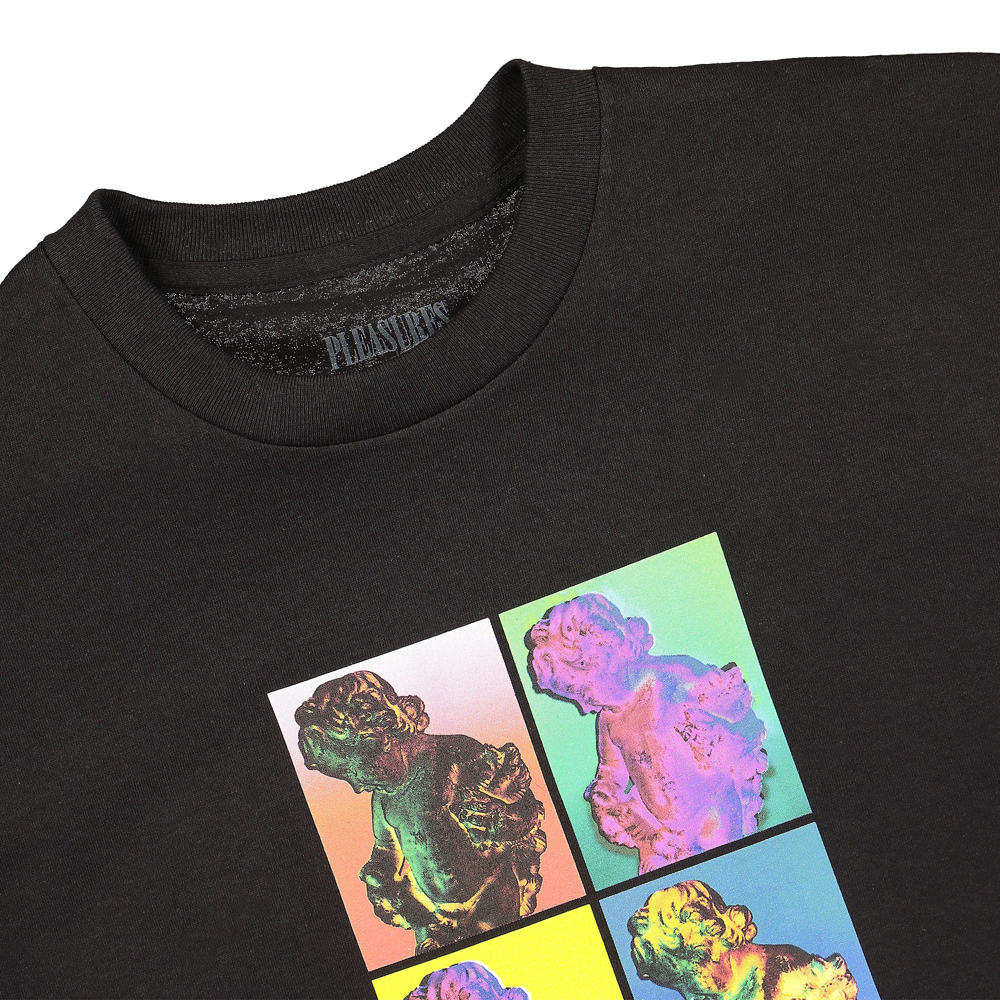 Pleasures New Order x Pleasures Technique T-Shirt Black T-Shirts Close-up | Overkill