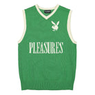 Pleasures Sweater Vest Green Sweater Vests P21PB005 | Overkill