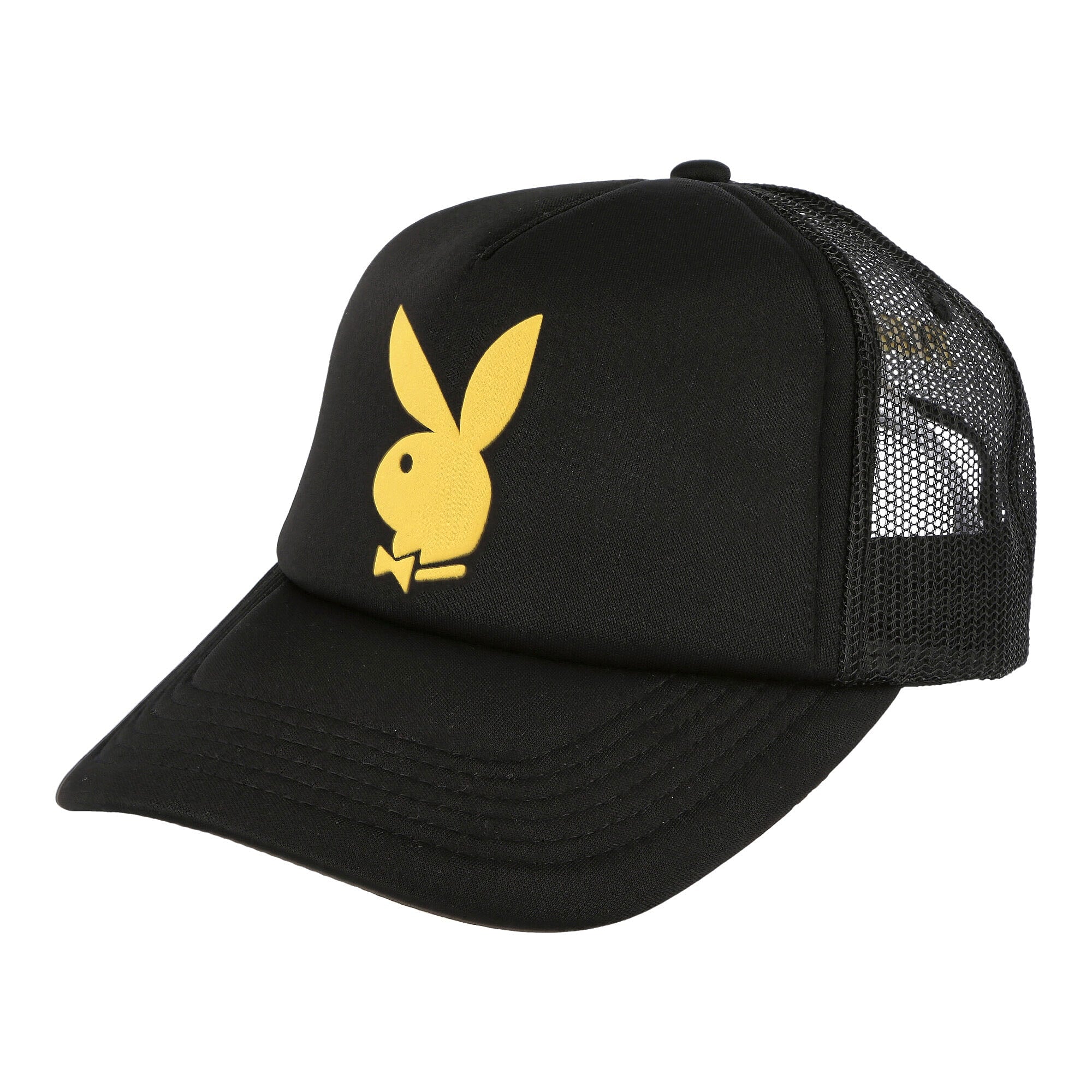Pleasures Playboy x Pleasures Bunny Trucker Hat Black Caps P21PB015 | Overkill