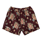 Pleasures Dejavu Woven Floral Shorts Maroon Shorts P21SP016 | Overkill