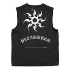 Pleasures Strike Vest Black Vests Close-up | Overkill