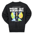 Pleasures Stress Jazz Premium Crewneck Black Sweatshirts Close-up | Overkill