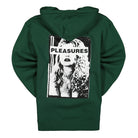 Pleasures Hate Free Hoody Forest Green Hoodies Close-up | Overkill