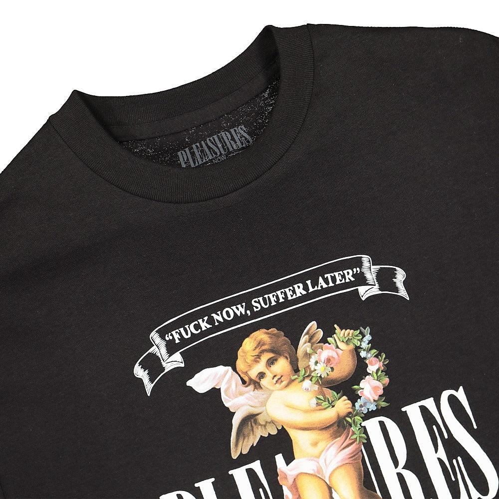 Pleasures Suffer T-Shirt Black T-Shirts Close-up | Overkill
