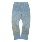 Pleasures Walk On Me Denim Washed Jeans P21SU010 | Overkill