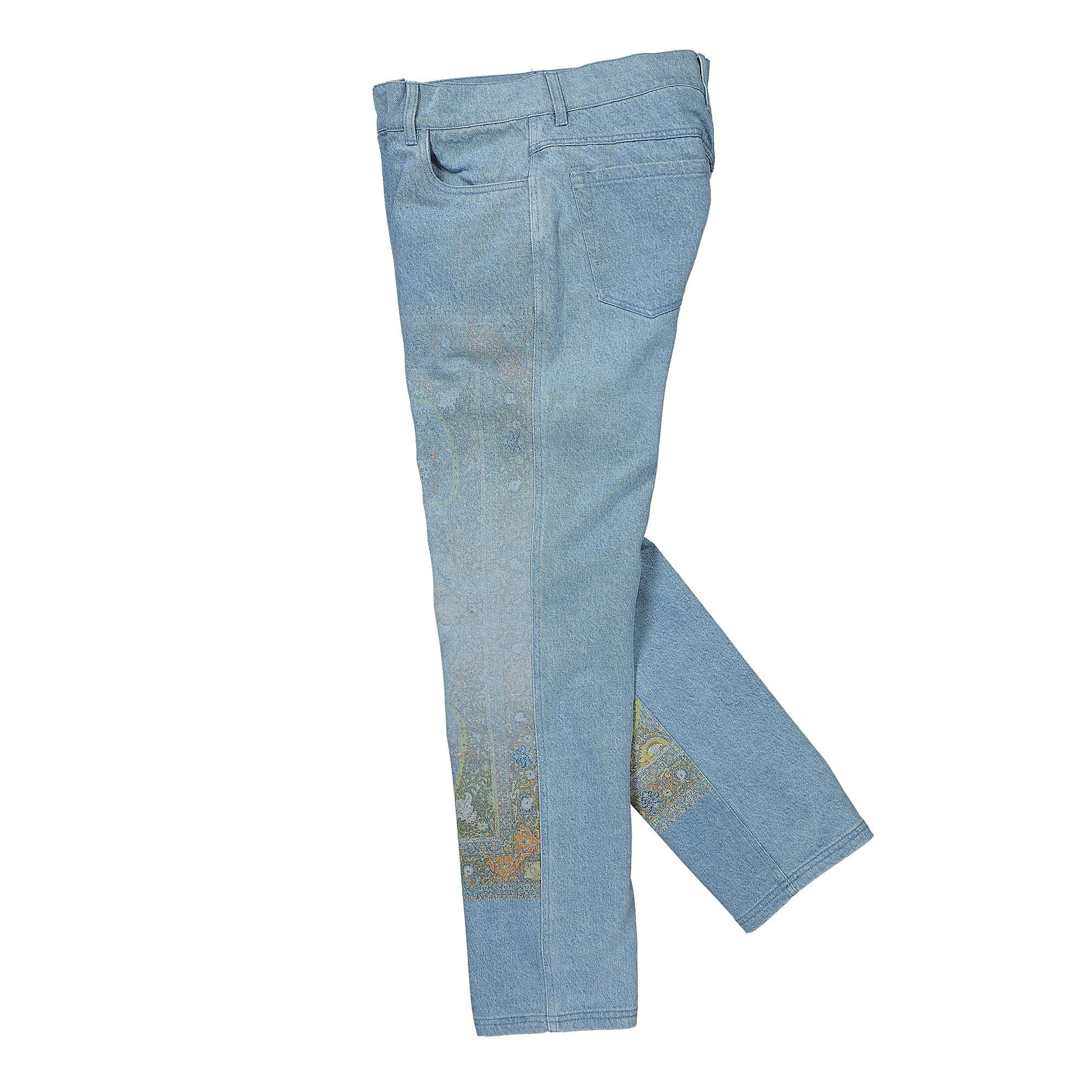 Pleasures Walk On Me Denim Washed Jeans Close-up | Overkill