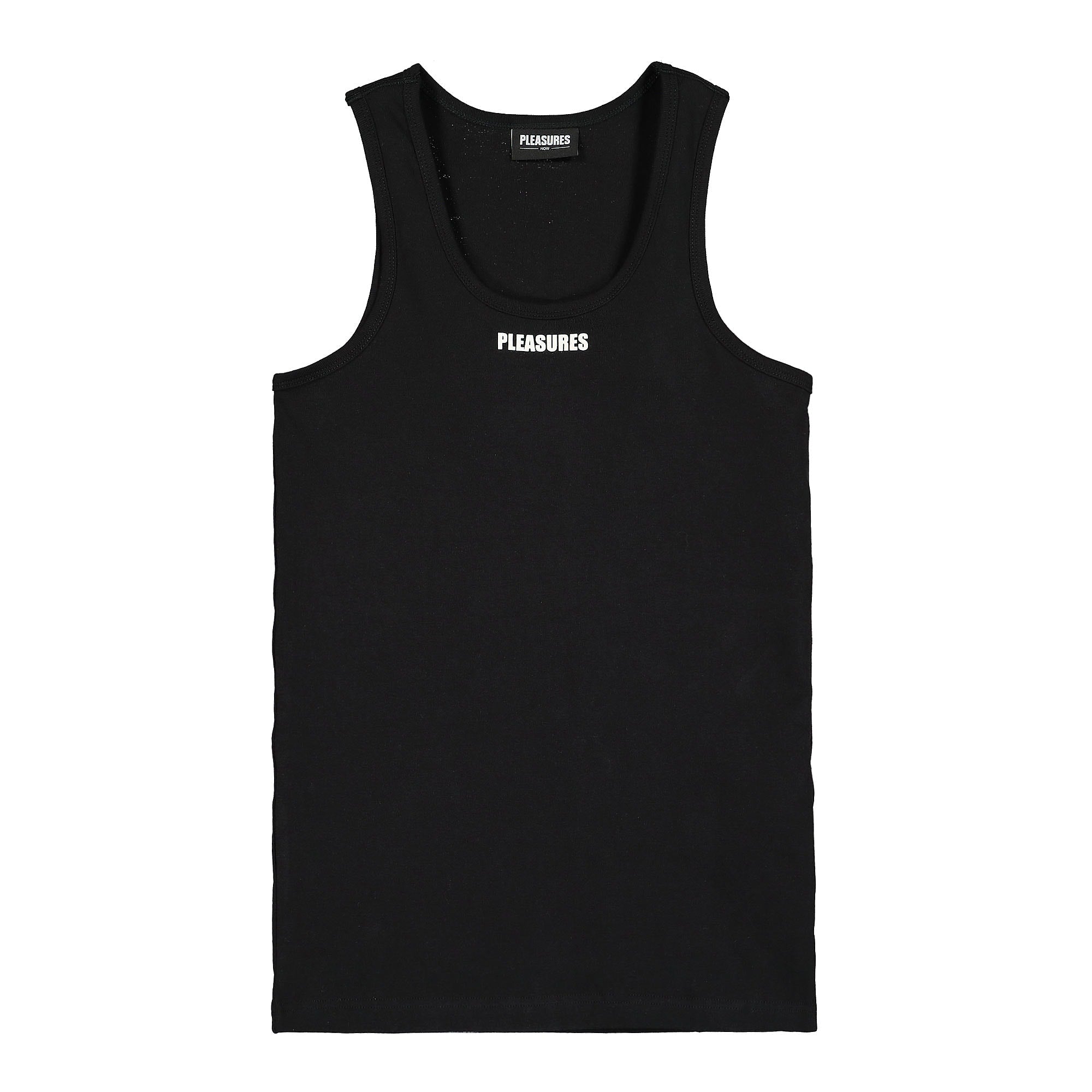 Pleasures Standard Tank Top 2 Pack Black / White Tops Material | Overkill