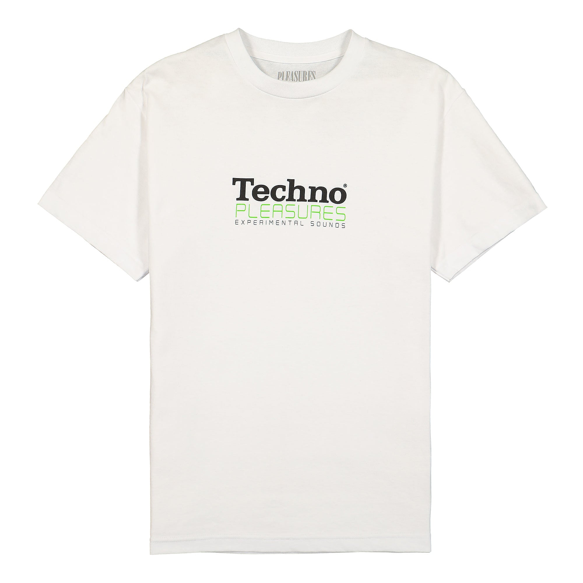 Pleasures Techno T-Shirt White T-Shirts P21SU043 | Overkill