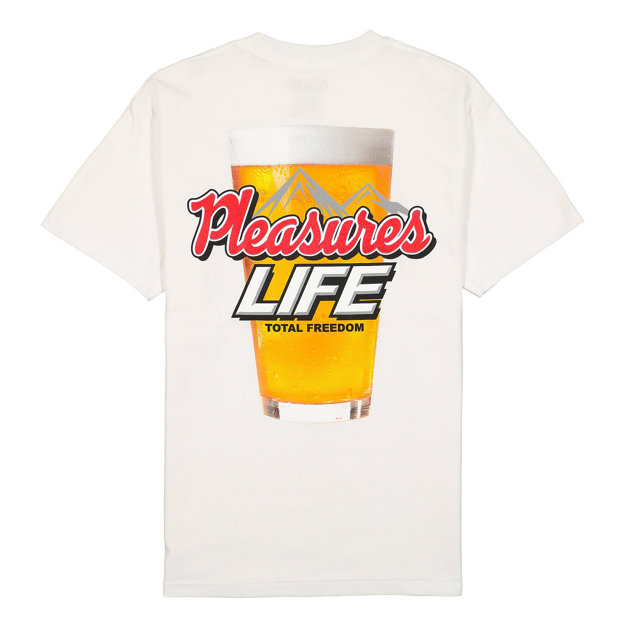 Pleasures Refresh T-Shirt White T-Shirts Material | Overkill