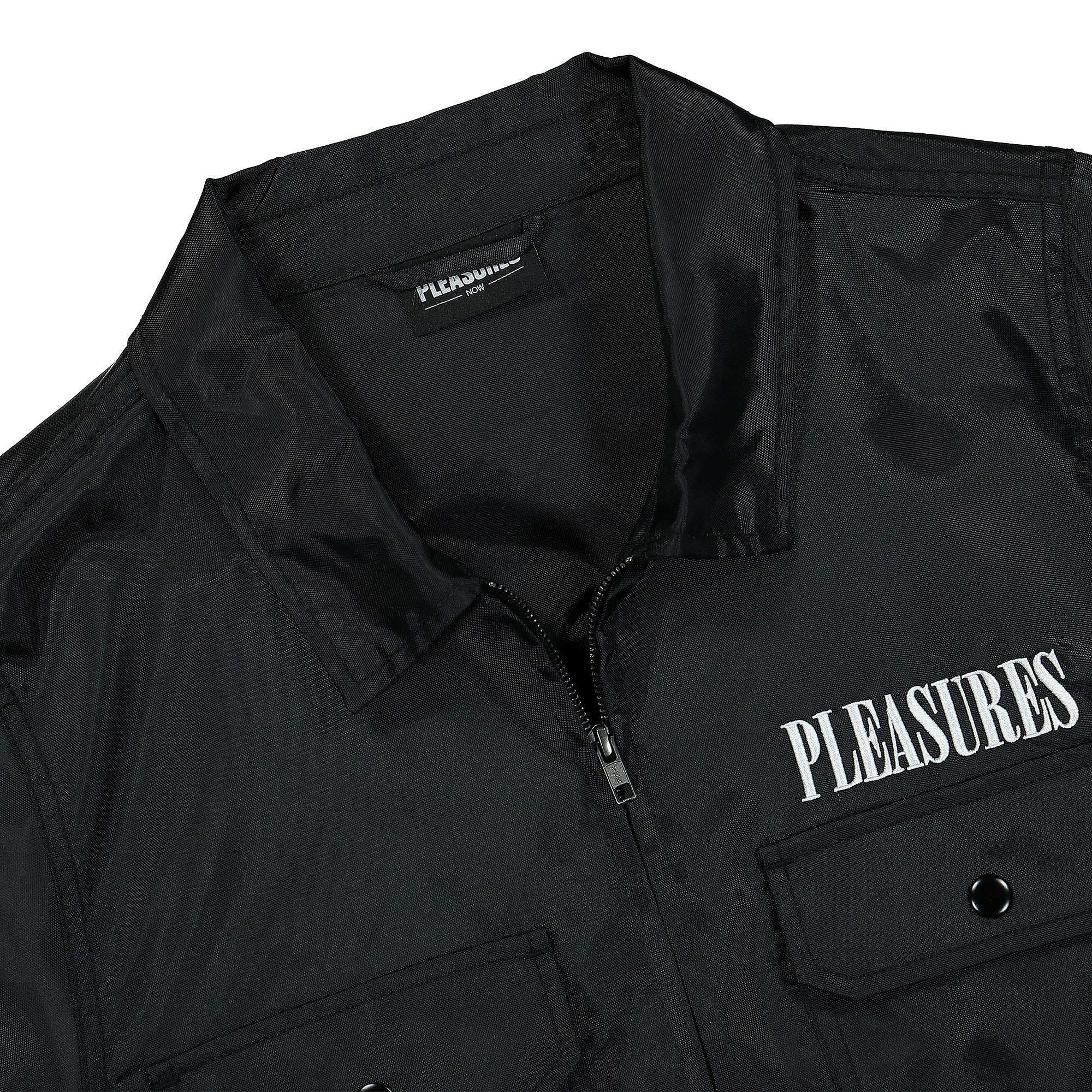 Pleasures Dynamic Work Jacket Black Jackets Material | Overkill