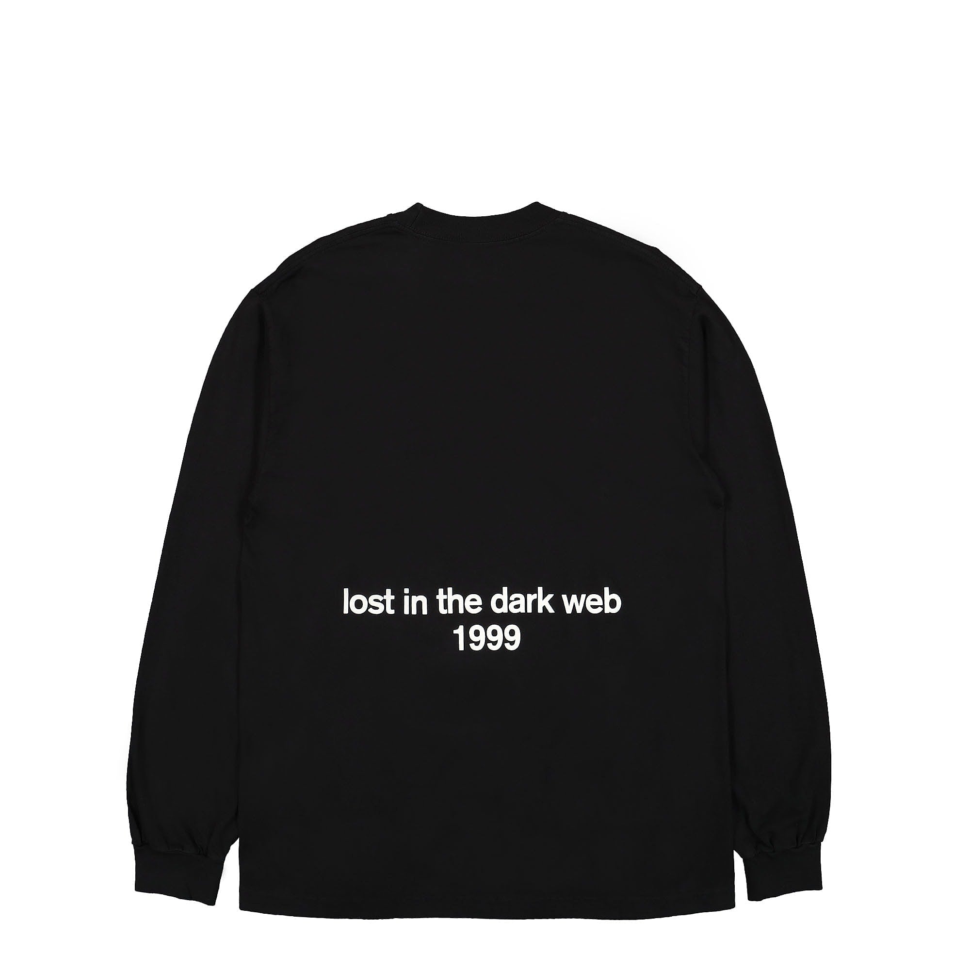 Pleasures Corkscrew Long Sleeve Black Sweatshirts Close-up | Overkill