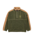 Pleasures Rewind Quarter Zip Green Sweatshirts P22F021 | Overkill